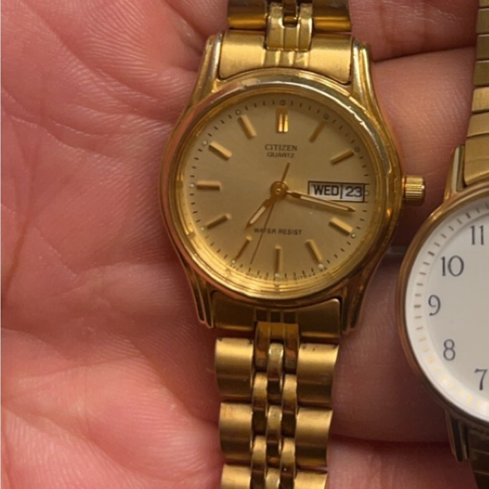Citizen gold small watch